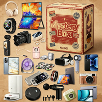 Boîte mystère 2 pièces : Gadgets pour téléphone portable, montre connectée, écouteurs sans fil, batterie externe, câble de données, électronique aléatoire