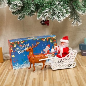 Yuyang Giáng Sinh Trang Trí Quà Tặng Điện Leo Thang Santa Claus Búp Bê Đồ Chơi Với Âm Nhạc Giáng Sinh Vui Vẻ Cây Treo Trang Trí Nội Thất - Product Image 4