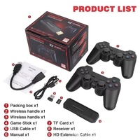 Nouvelle console de jeu rétro X2 2025 avec manettes sans fil, émulateur PSP CPS1, divertissement à domicile, 10000 jeux, mémoire extensible 64 Go