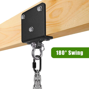 Support <span class=keywords><strong>de</strong></span> <span class=keywords><strong>sac</strong></span> <span class=keywords><strong>de</strong></span> <span class=keywords><strong>frappe</strong></span> lourd en acier pour boxe et MMA, fixation sur poutre, pivotant à 360 degrés, crochet <span class=keywords><strong>de</strong></span> suspension 900g - Product Image 3