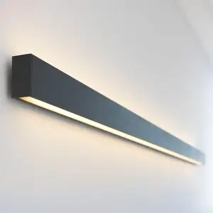 Nova Versão LED Linear Light 20W Wall Mounted Pingente Luminária com Alumínio Body Office Aplicação IP44 Certified