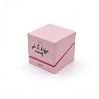 Boîte cadeau rigide à fermeture magnétique de forme inclinée unique, emballage en papier de qualité supérieure pour cadeaux cosmétiques et parfums haut de gamme