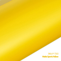 Prelatek 7.5Mil Matte Sports Yellow TPU PPF – Couleur uniforme qui se maintient, s'adapte parfaitement à la carrosserie et confère une ambiance sportive intense