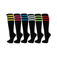 Chaussettes de yoga personnalisées, chaussettes de compression colorées pour infirmières, chaussettes de sport pour la course à pied