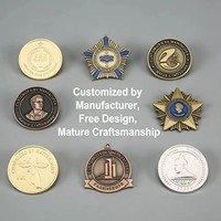 Pièces de monnaie commémoratives personnalisées, médailles en alliage de zinc, gravure de votre propre logo, médaille de collection personnalisée, cadeaux souvenirs