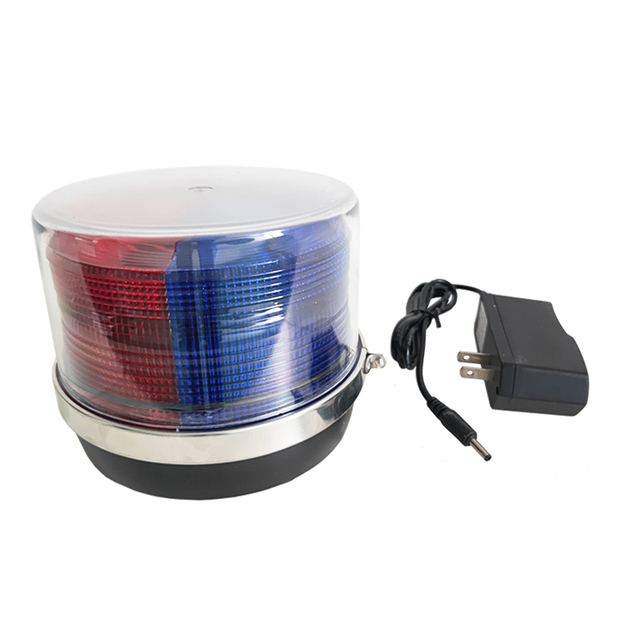 Universal Rechargeable LED Strobe Warning Light Vehicle Car Roof Green Industrial Beacon Aluminum Alloy Material Emergency Light
