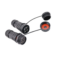 Cordon d'alimentation extérieur prise étanche M29 connecteur de fil 300V 35A vis d'assemblage IP68 2pin 3pin 4pin Led connecteur mâle femelle