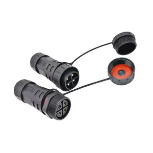 AHUA Außen netz kabel Wasserdichter Stecker M29 2-poliger 3-poliger 4-poliger Kabelst ecker Baugruppe Schraube Stecker Buchse IP68