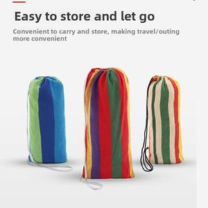 <span class=keywords><strong>Hamaca</strong></span> <span class=keywords><strong>de</strong></span> <span class=keywords><strong>lona</strong></span> <span class=keywords><strong>plegable</strong></span> portátil para exteriores, individual o doble, para acampar <span class=keywords><strong>y</strong></span> hacer senderismo - Product Image 2