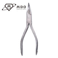 Pinces à main en acier inoxydable, ensembles d'outils de réparation DIY pour bijoux, pinces à bec rond et à bec plat pour la fabrication de bijoux
