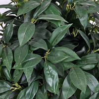 Arbre artificiel de laurier de 90 cm, faux bonsaï, verdure artificielle, plante artificielle pour la décoration intérieure de la maison et du jardin