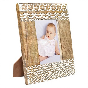 New Stock Arrival High Quality <b>White</b> Distress Finished Color Antique Decorative Mango Wood Photo <b>Frame</b> at Low Price - Product Image 1