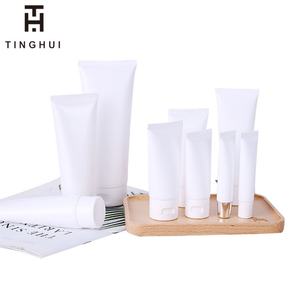 หลอดบีบพลาสติกสีขาวขนาด 50 มล. 60 มล. 100 มล. 120 มล. 150 มล. 200 มล. 300 มล. สำหรับเครื่องสำอางพร้อมฝาเปิดปิด - Product Image 5