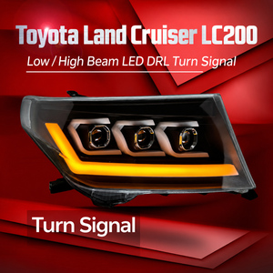 Juego de Faros LED LC200 2007-2015 con Unidades de Iluminación Delanteras para Toyota Land Cruiser, Suministro Personalizado para Pedidos de Comercio Automotriz - Product Image 3