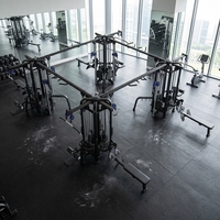 Équipement de musculation commercial personnalisable par le fabricant, multi-gym 8 stations, Power Bank Fitness