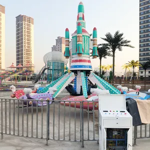 Funfair Amusement Park Family Ride 16 People Rotating Self Control Plane For Sale