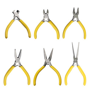 Pince à bec effilé en forme de tigre de 5 pouces, fabriquée à la main, pince à bec effilé incurvée, coupe-fil pour bijoux, outils essentiels pour le travail des bijoux - Product Image 1