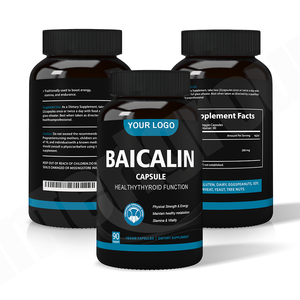 Nhãn Hiệu Riêng Tinh Khiết 85% Thực Phẩm Cấp <span class=keywords><strong>Baicalin</strong></span> Baikal <span class=keywords><strong>Skullcap</strong></span> Gốc Viên Nang Bổ Sung <span class=keywords><strong>Baicalin</strong></span> Viên Nang - Product Image 1