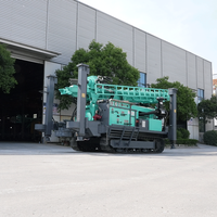 Foreuse de puits d'eau JUTOP à chenilles, alimentée au diesel, grande profondeur de forage 600m, avec pompe et moteur, et trépans de roche – Fabrication chinoise
