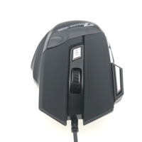 Aksesori Komputer untuk Gamer dengan Keyboard Combo DPI Switchable 7 Warna Kabel USB 7D LED RGB Mouse Gaming untuk Desktop
