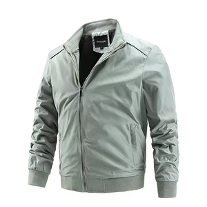 Giacca Sottile Reversibile Impermeabile con Colletto Alto OEM/ODM Personalizzata, Cappotto Autunnale Taglia Grande, Antivento Casual, <span class=keywords><strong>Abbigliamento</strong></span> <span class=keywords><strong>Uomo</strong></span> di <span class=keywords><strong>Tendenza</strong></span> - Product Image 4