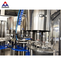 Machine de remplissage d'eau potable minérale pure entièrement automatique 5000BPH