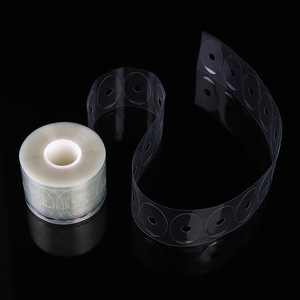 Pegatina antideslizante transparente ovalada, rollo de 1000 Uds., protección para accesorios de equipos de procesamiento de gafas - Product Image 5