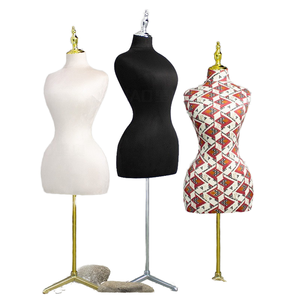 หุ่นโชว์ผ้าโชว์ตัวบนปรับได้สำหรับโชว์เสื้อผ้า - Product Image 1