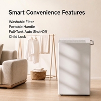 Déshumidificateur Réfrigérant 20L Mode Confort pour Usage Commercial et Domestique