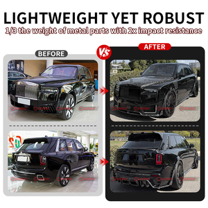 Kit de Carrocería de Fibra de Carbono Estilo MSY para Rolls Royce Cullinan Año 2025, Ensamblaje de Parachoques Delantero, Faldones Laterales, Guardabarros, Capó - Product Image 2