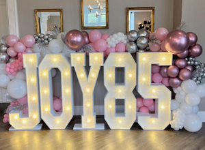 Letras LED Metálicas para Marquesinas, de 3-5 pies, MOQ Bajo, Precio Económico, Bombillas Brillantes y Duraderas, Tamaño Personalizable, Perfectas para Decoración de Fiestas, Bodas y Eventos - Product Image 3