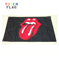 Drapeaux d'extérieur en polyester de haute qualité et durables avec impression numérique, logo et design personnalisés, 3x5 pieds pour les événements