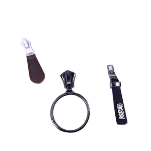 Số 5 Tự động khóa sáng bóng đồng thau & kẽm kim loại dây kéo thanh trượt puller đầy màu sắc lung linh con trỏ cho quần áo và túi xách - Product Image 5