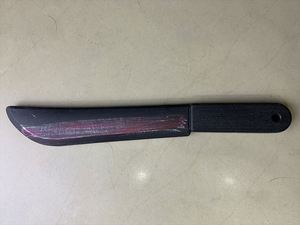 Armes sanglantes d'Halloween, faux couteau de boucher en plastique, faucille - Product Image 4