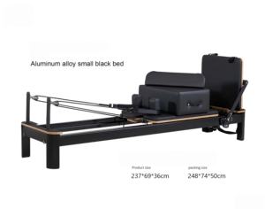 Reformer de Pilates con Base de Aluminio Ajustable, Resistente y Duradero para Uso en Casa y Gimnasio, Ideal para Entrenamiento de Yoga y Fitness - Product Image 5