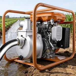 Pompe à eau à moteur essence haute pression de 3 pouces, 7,5 CV avec réservoir de carburant pour l'irrigation et le transfert d'eau - Product Image 3