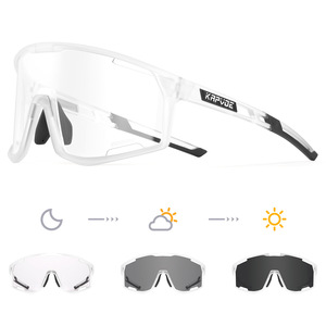Gafas de sol Kapvoe para ciclismo, fotocromáticas, con montura completa, a prueba de viento, deportivas, para hombres y mujeres, para montar al aire libre, correr, hacer senderismo - Product Image 5