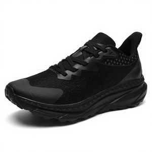 Baskets de sport élégantes à lacets pour hommes HZY, nouvelle conception en maille respirante, légères, avec semelle extérieure en caoutchouc antidérapante - Product Image 2
