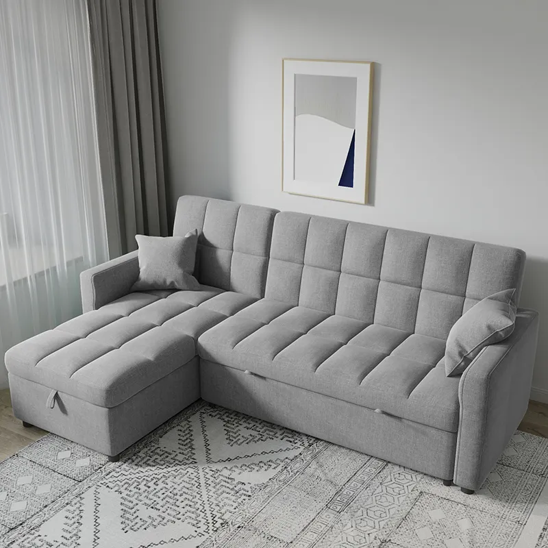 Hot Selling Stühle Queen-Size-Schlafs ofas Deep Sofa Couch Stoff L-Form Sofa Home