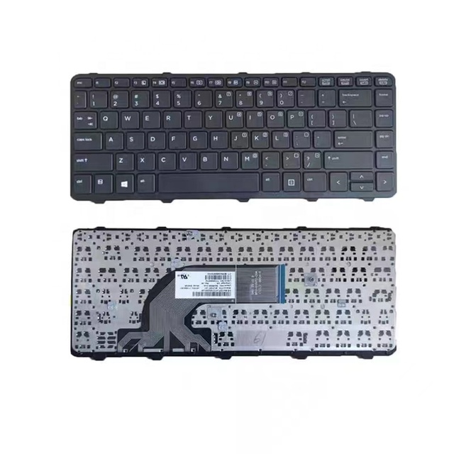 Laptop Keyboard for HP 738687-001 for PROBOOK 640 G1 645 G1 US BLACK FRAME Non-backlit US English Version Keyboard
