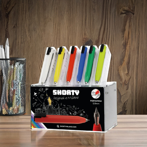 Crayons de couleur licorne Shorty Twin, magnifiques, standard, avec clip noir, pour étudiants, pour l'école, W100ESP12, en plastique, en vrac - Product Image 2