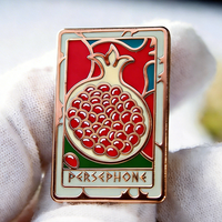 Épingles à revers personnalisées d'usine chinoise, badges en métal émaillé avec logo sur mesure, plaqués