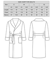 100% coton hôtel spa femmes/hommes peignoirs longs vêtements de nuit absorbant velours peignoir