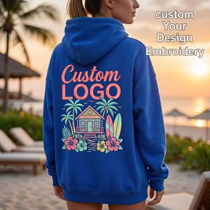 Sudaderas con Capucha Personalizadas con Logotipo Bordado Extra Grande, 500-600 Gsm, Sudaderas de Algodón Grueso, Unisex, Lujosas, Cómodas y Elegantes para Mujer - Product Image 1