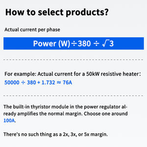 Régulateur de tension <span class=keywords><strong>SCR</strong></span> triphasé TR 480VAC 30A 60A 100A 200A 400A - Product Image 3
