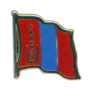 De aleación de Zinc pintado a granel de la Escuela china de la india bi bandera Pines de solapa - Product Image 6