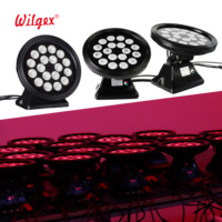150 °   Support rotatif réglable, éclairage mural à 18 LED, IP65, installation facile pour la décoration architecturale de façade