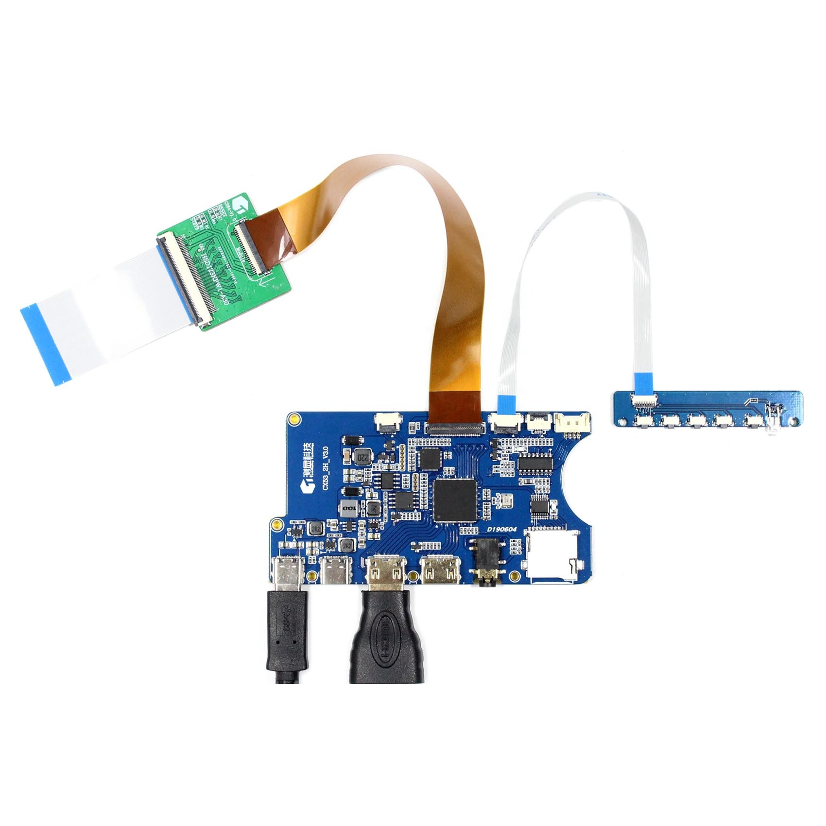 HD MI Type-C на тонкопленочных транзисторах на тонкоплёночных транзисторах lcd-плата контроллера для 12.3in HSD123KPW1 1920x720 ЖК-экран ЖК-дисплей модуль