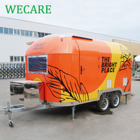 Wecare vente en gros, camion de restauration Mobile, vente en promotion, camion de nourriture d'occasion, remorque, chariot de Hot-Dog