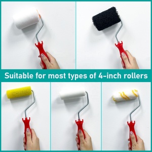 Rodillos <span class=keywords><strong>de</strong></span> pintura <span class=keywords><strong>de</strong></span> varios tamaños (mini y grandes) con mangos ergonómicos <span class=keywords><strong>para</strong></span> pintar casas y acabados <span class=keywords><strong>de</strong></span> paneles <span class=keywords><strong>de</strong></span> yeso – Tipos <span class=keywords><strong>de</strong></span> rodillos populares - Product Image 6